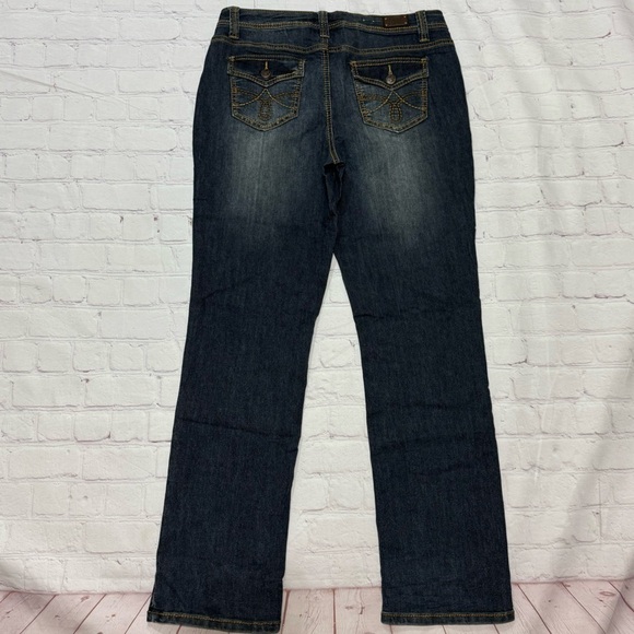 EARL JEANS straight fit dark wash denim women’s pants in size 12 western EUC - Picture 11 of 13